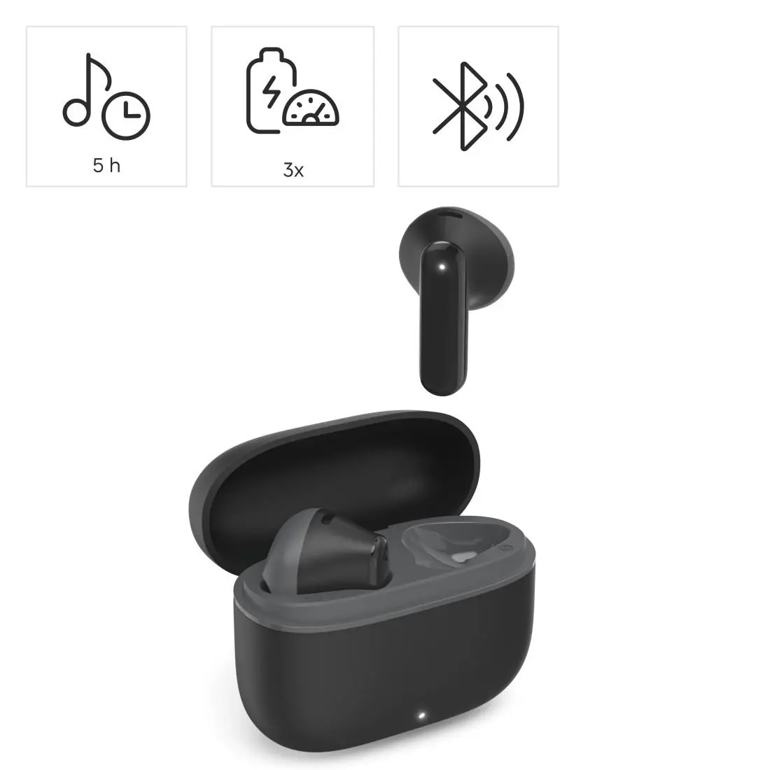 Hama Блутут слушалки "Freedom Light II", Bluetooth, TWS, черни - image 6