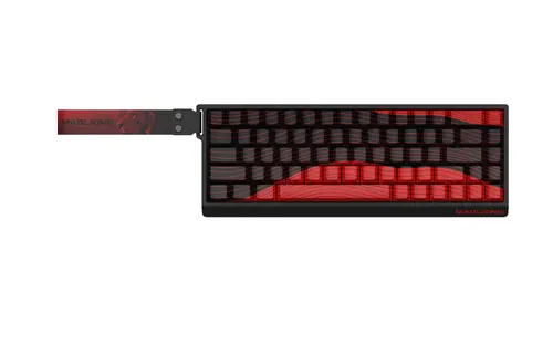 Madlions професионална геймърска механична клавиатура Professional Gaming Mechanical Keyboard MAD 68 R - 8K, Kunlun Magnetic Switches - Black/Red - image 1