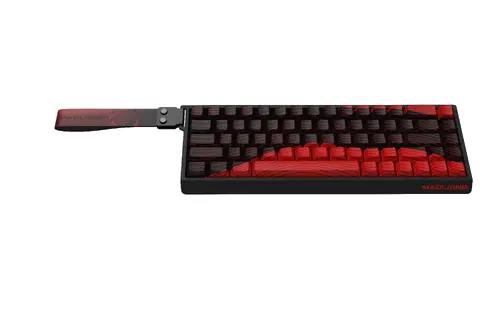Madlions професионална геймърска механична клавиатура Professional Gaming Mechanical Keyboard MAD 68 R - 8K, Kunlun Magnetic Switches - Black/Red - image 3