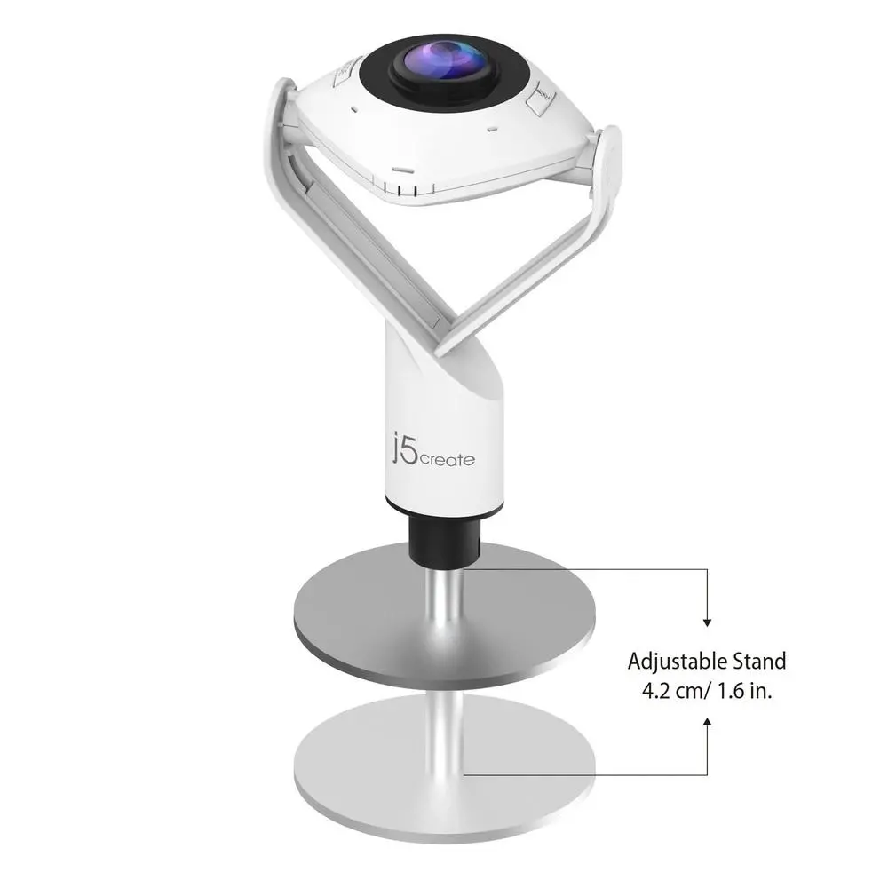 Уеб камера j5create JVCU360 All Around UltraHD,1080p, микрофон, USB, 360° - image 1