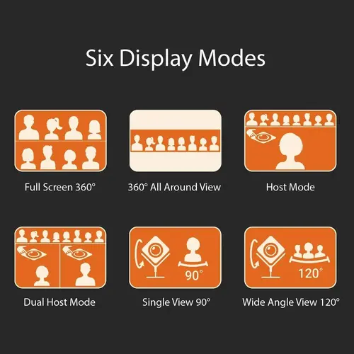 Уеб камера j5create JVCU360 All Around UltraHD,1080p, микрофон, USB, 360°  - image 5