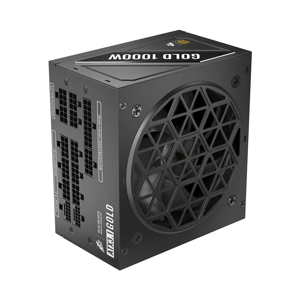 1stPlayer захранване PSU ATX 3.1 1000W Gold, Full Modular, PCIe 5.1 - HA-1000BA4 - image 3