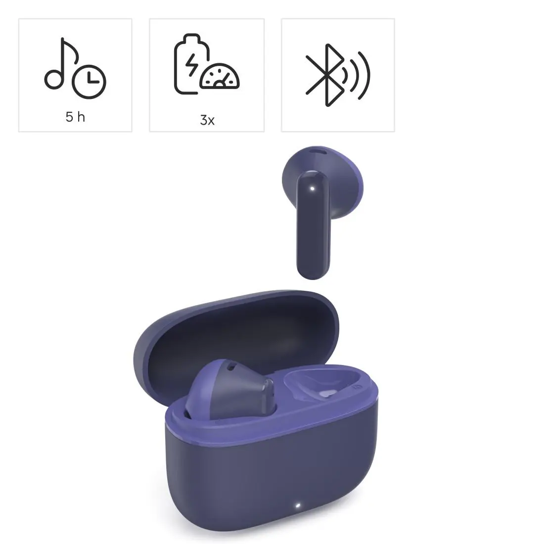 Hama Блутут слушалки "Freedom Light II", Bluetooth, TWS, син - image 6