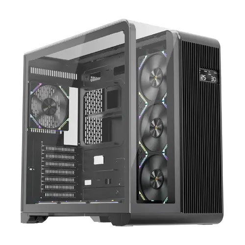 1stPlayer κουτί Case ATX - RT7 Black - οθόνη LED - 1