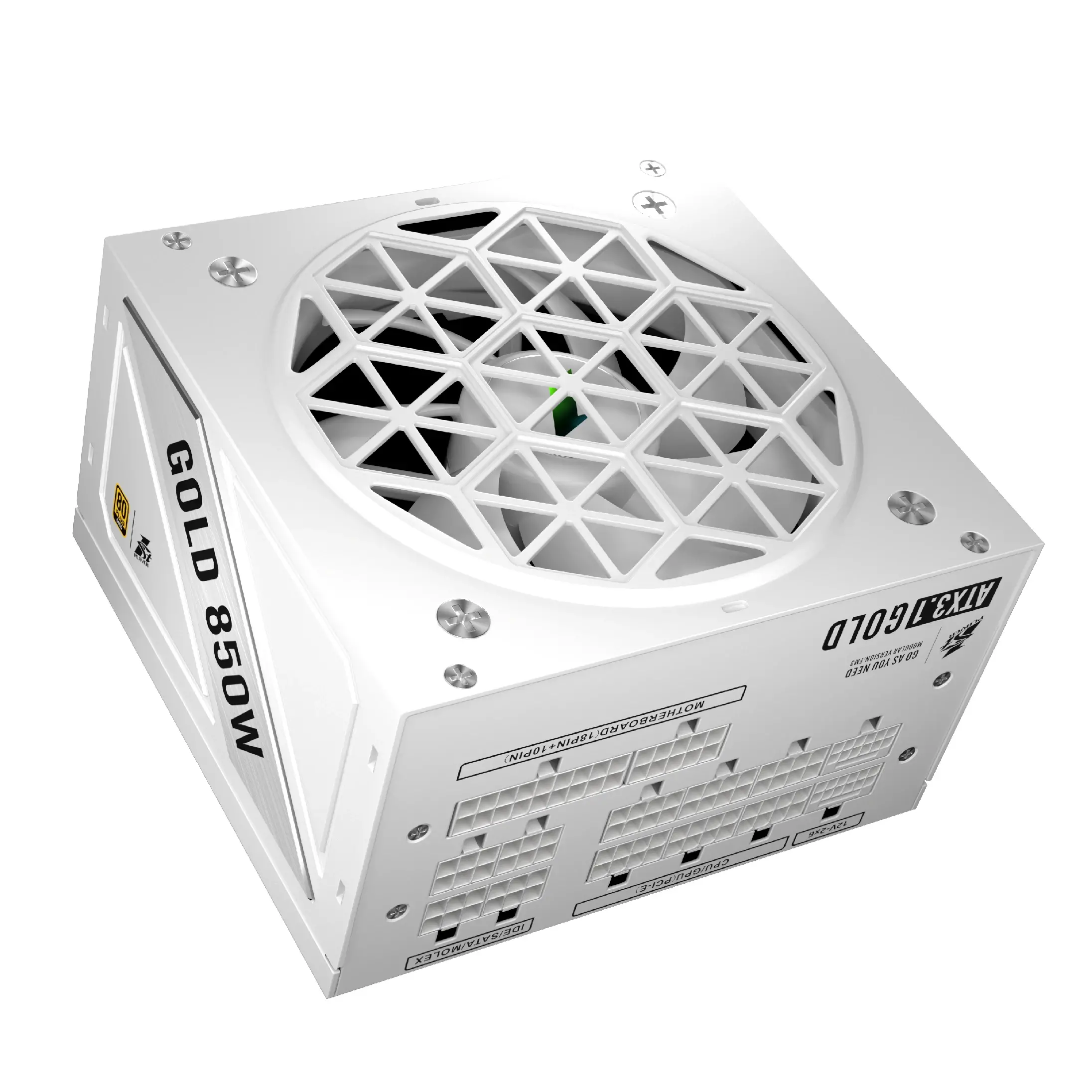 1stPlayer захранване PSU ATX 3.1 850W Gold, Full Modular, PCIe 5.1, White - HA-850BA4WHITE - image 2