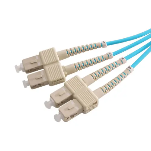 Оптична корда SeaMAX, 1m, SC-SC UPC, MM OM3 50/125, duplex, 2.0mm, LSZH