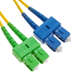 Оптична корда SeaMAX, 2m, SC/APC-SC/UPC, SM G652D, duplex, 2.0mm, LSZH