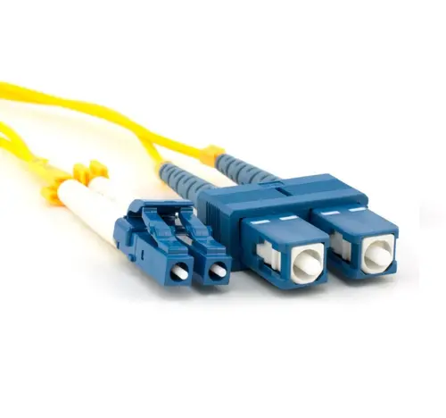 Оптична корда SeaMAX, 5m, LC-SC UPC, SM G652D, duplex, 2.0mm, LSZH