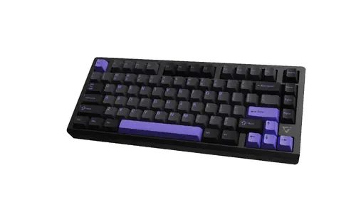 VGN безжична геймърска механична клавиатура Wireless Gaming Mechanical Keyboard - VXE75 V2 Misty Purple - Aniya Switches, BT5.0, 2.4G, Aluminium - image 1