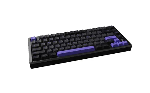 VGN безжична геймърска механична клавиатура Wireless Gaming Mechanical Keyboard - VXE75 V2 Misty Purple - Aniya Switches, BT5.0, 2.4G, Aluminium - image 4