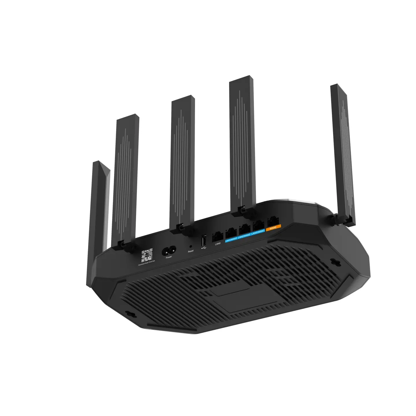 Безжичен рутер Reyee RG-EG105GW-X, AX3000, 5xGbE(2x WAN), 1x USB2.0, Cloud, VPN - image 2