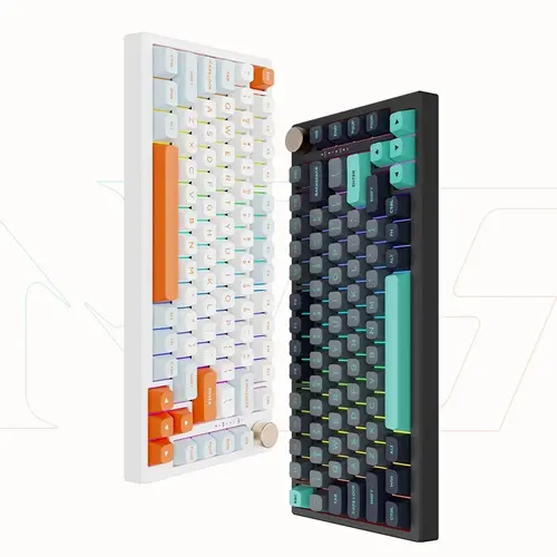 VGN безжична геймърска механична клавиатура Wireless Gaming Mechanical Keyboard - N75 PRO Jelly Orange - Azure Switches, RGB - image 1