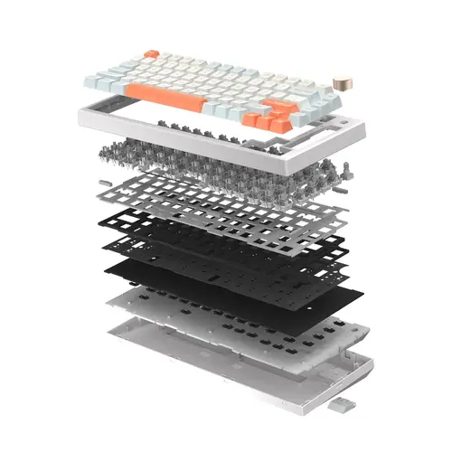VGN безжична геймърска механична клавиатура Wireless Gaming Mechanical Keyboard - N75 PRO Caribbean Blue - Kailh Vaporwave Switches, RGB - image 3