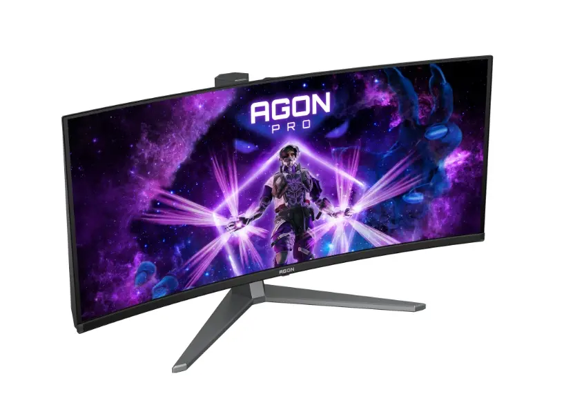 Монитор, AOC AG346UCD, 34" Curved 1800R QD-OLED, 3440x1440@175Hz, 0.03msGtG, 1000 cd/m2, 1.5M:1, 80M:1DCR, Adaptive Sync, FlickerFree, Low Blue Light, 8Wx2, Tilt, Height Adjust, Swivel, 2xHDMI, DP, USB hub - image 4