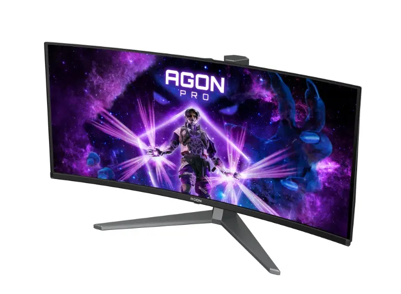 Монитор, AOC AG346UCD, 34" Curved 1800R QD-OLED, 3440x1440@175Hz, 0.03msGtG, 1000 cd/m2, 1.5M:1, 80M:1DCR, Adaptive Sync, FlickerFree, Low Blue Light, 8Wx2, Tilt, Height Adjust, Swivel, 2xHDMI, DP, USB hub - image 6
