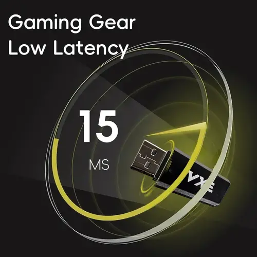 VGN безжични геймърски слушалки Wireless Gaming Headphones - SIREN V1 Black - Bluetooth 5.3, 2.4G - image 11