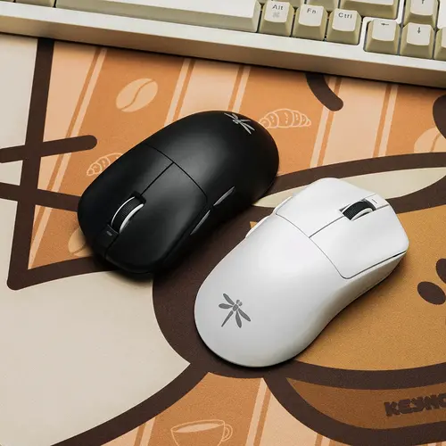 VGN професионална геймърска мишка Wireless Gaming Mouse F1 PRO MAX DRAGONFLY - 1K (4K compatible), Kailh Black Gold Mamba Switches, White - image 5