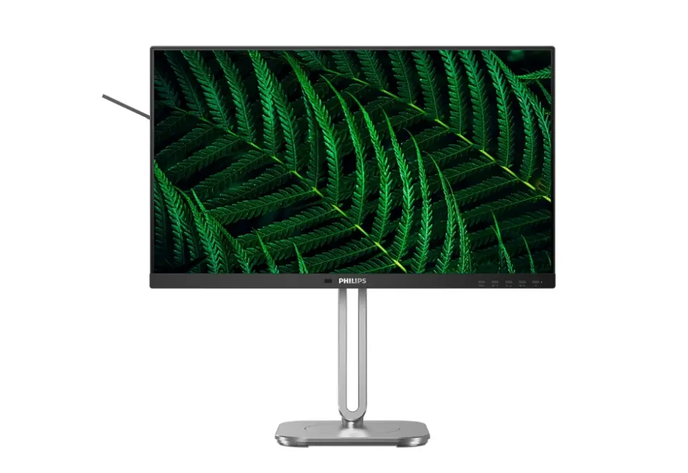Монитор, Philips 24B2G5200, 23.8" IPS WLED, 1920x1080@100Hz, 4ms GtG, 300cd m/2, 1000:1, 50M:1 DCR, Adaptive Sync, FlickerFree, Blue Light tech., 3Wx2, Tilt, Height Adjust, Pivot, Swivel, D-SUB, HDMI, DP, USB hub