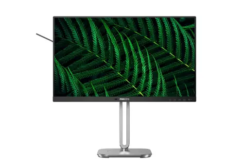 Монитор, Philips 24B2G5200, 23.8" IPS WLED, 1920x1080@100Hz, 4ms GtG, 300cd m/2, 1000:1, 50M:1 DCR, Adaptive Sync, FlickerFree, Blue Light tech., 3Wx2, Tilt, Height Adjust, Pivot, Swivel, D-SUB, HDMI, DP, USB hub
