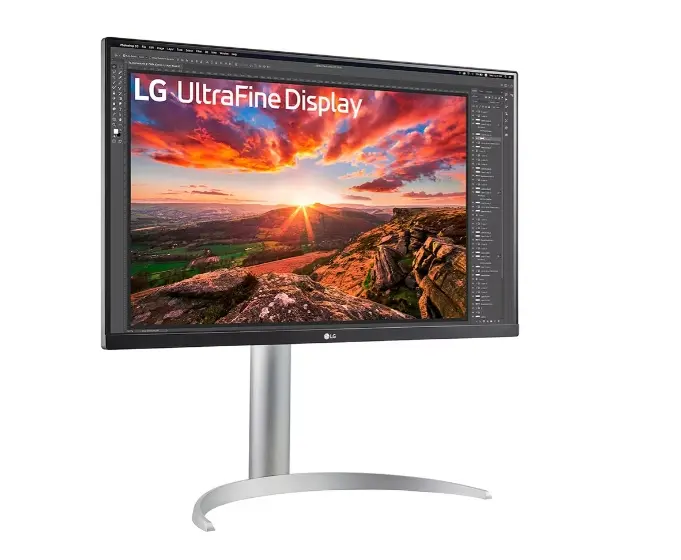 Монитор, LG 27UP850K-W, 27" UltraFine UHD, IPS 4K , 5ms, 1200:1, 400cd/m2, 3840 x 2160, DCI-P3 95%, HDR 400, HDMI, USB-C, PD- 96 W, DisplayPort, Reader mode, Dynamic Action Sync, Tilt, Height (Range), Swivel, Speacers 2x5W, LG Switch, Black - image 2