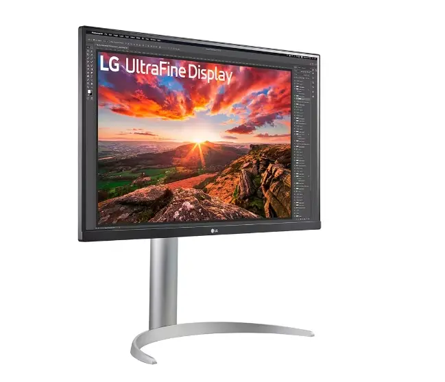 Монитор, LG 27UP850K-W, 27" UltraFine UHD, IPS 4K , 5ms, 1200:1, 400cd/m2, 3840 x 2160, DCI-P3 95%, HDR 400, HDMI, USB-C, PD- 96 W, DisplayPort, Reader mode, Dynamic Action Sync, Tilt, Height (Range), Swivel, Speacers 2x5W, LG Switch, Black - image 3