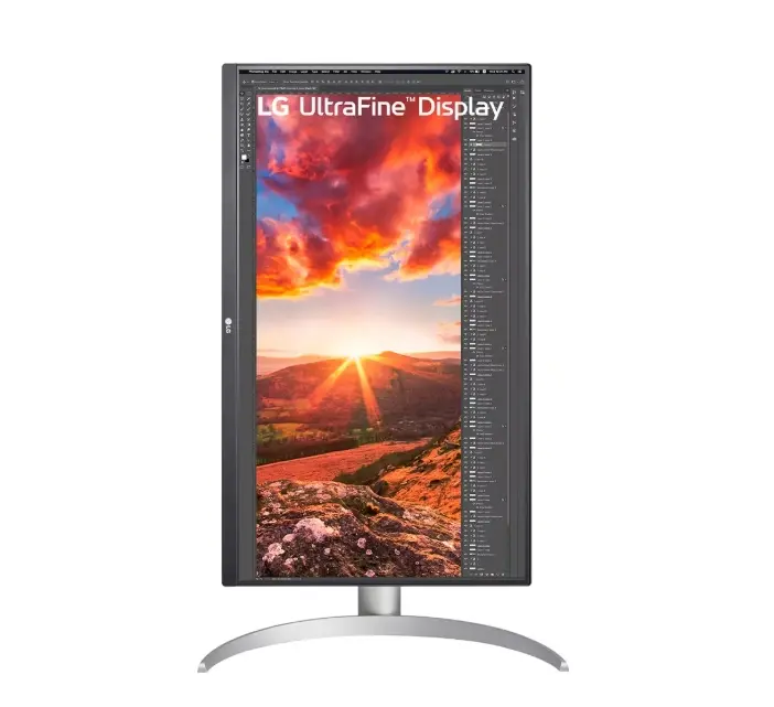 Монитор, LG 27UP850K-W, 27" UltraFine UHD, IPS 4K , 5ms, 1200:1, 400cd/m2, 3840 x 2160, DCI-P3 95%, HDR 400, HDMI, USB-C, PD- 96 W, DisplayPort, Reader mode, Dynamic Action Sync, Tilt, Height (Range), Swivel, Speacers 2x5W, LG Switch, Black - image 4