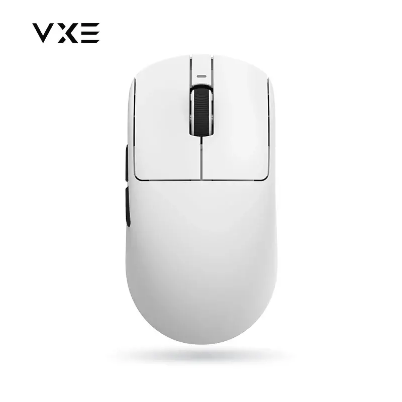 VXE mouse profesional de gaming Wireless Gaming Mouse Dragonfly R1 1K - Huano Ice Berry Pink Dot Switches, Alb