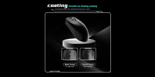 VXE професионална геймърска мишка Wireless Gaming Mouse Dragonfly R1 1K - Huano Ice Berry Pink Dot Switches, White - image 7