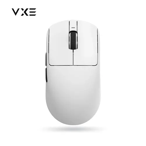 VXE mouse profesional de gaming Wireless Gaming Mouse Dragonfly R1 1K - Huano Ice Berry Pink Dot Switches, Alb - 1