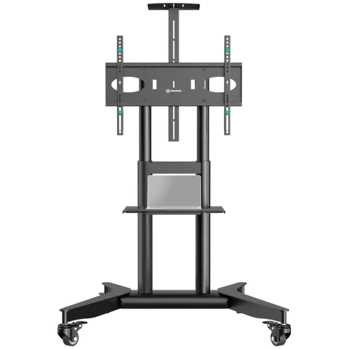 ONKRON Mobile TV stand for 32"-75" up to 50 kg, black
