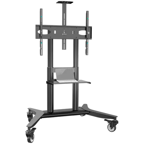 ONKRON Κινητή βάση τηλεόρασης για 55"-90" έως 75 kg, μαύρο - 1