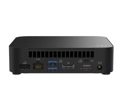 Настолен компютър, Asus NUC 14 Essential Intel N250, 5 x USB Type-A, 2 x USB Type-C, Wi-Fi 6E AX211 + 2.5GBe LAN, 1 x HDMI, 1 x Display Port, no Storage (NVMe and 2.5" SATA), no RAM, no OS, Slim Kit - image 2