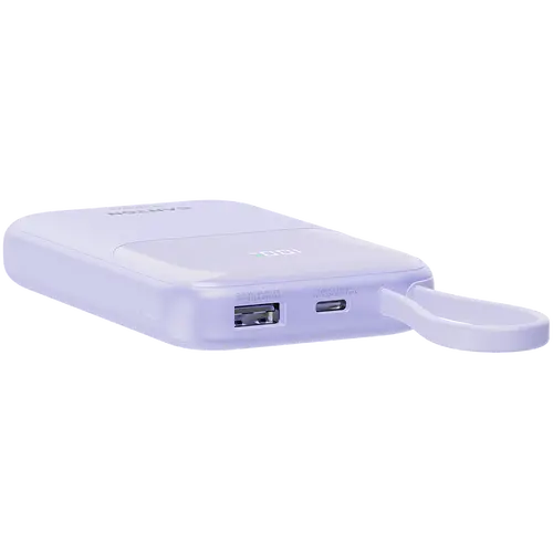 CANYON power bank OnPower 101 built-in cable 10000 mAh PD22.5W Purple - image 4