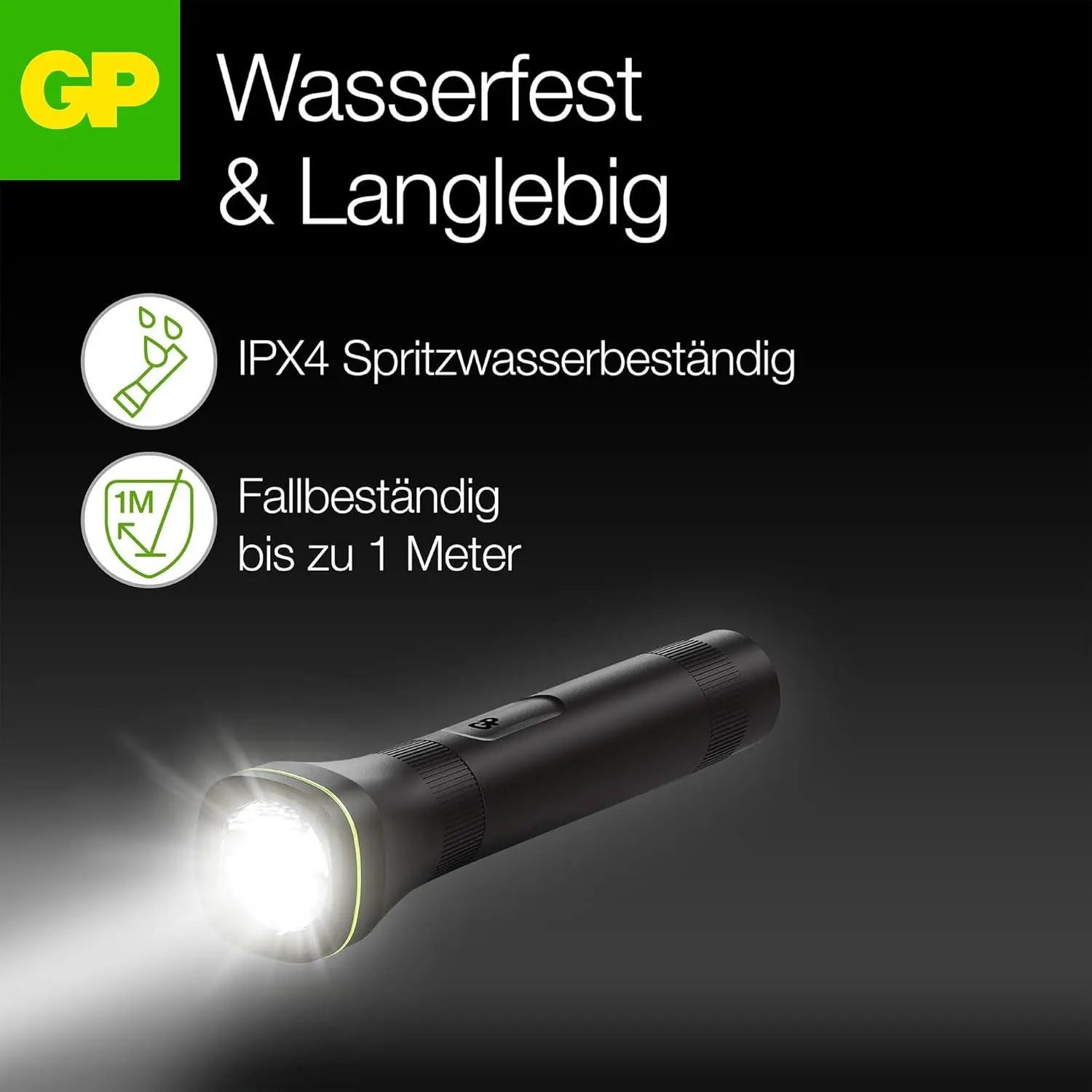 Φακός GP BATTERIES C107B LED 70 lumen 2*AA μπαταρία - image 3