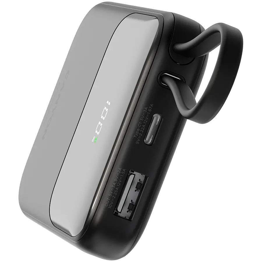 CANYON power bank OnPower 101 built-in cable 10000 mAh PD22.5W Black - image 5