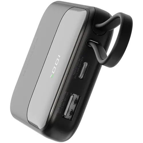 CANYON power bank OnPower 101 cu cablu încorporat 10000 mAh PD22.5W Negru - 6