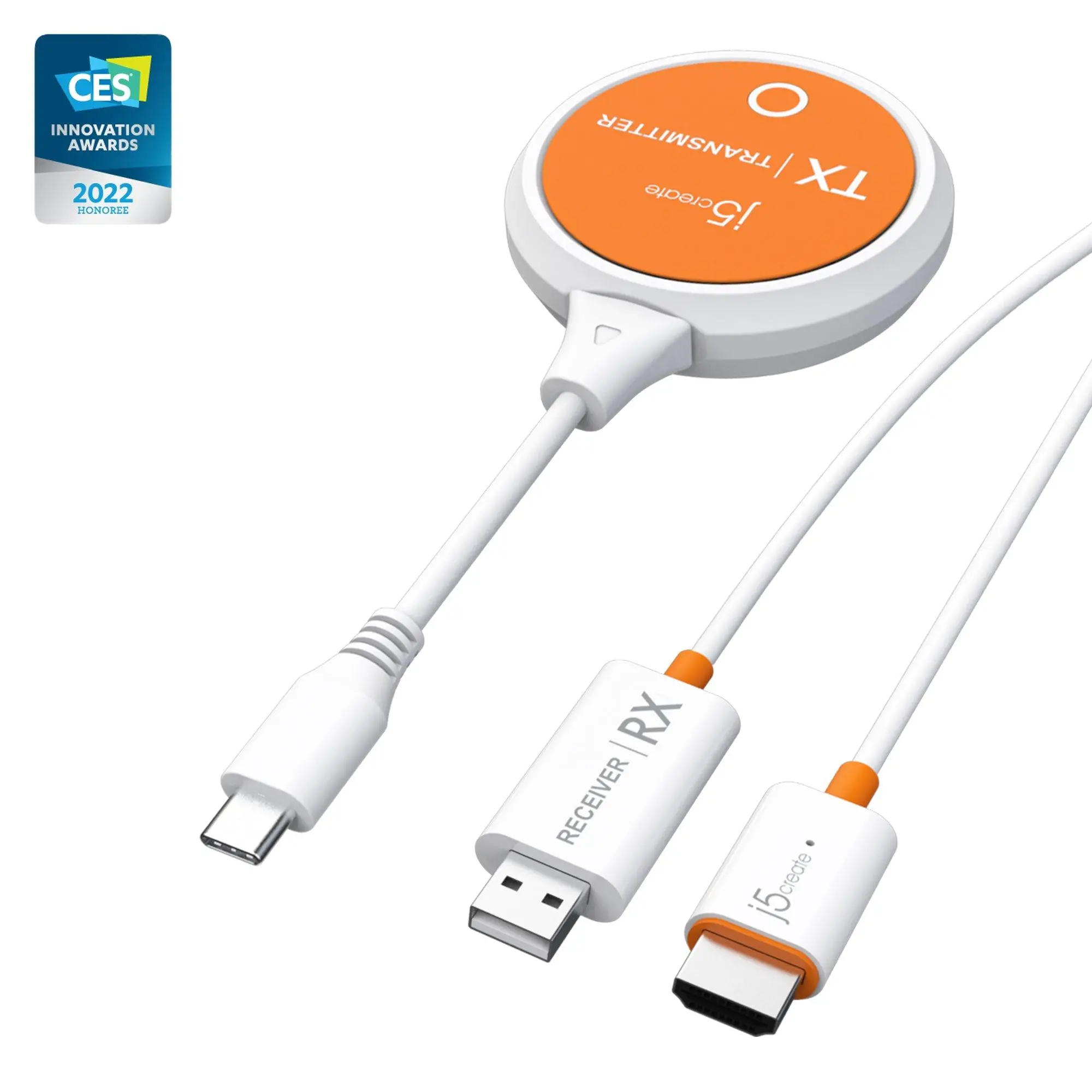Адаптер ScreenCast j5create JVAW62, 1920 × 1080 , Wireless, 2.4 GHz, 5 GHz, WPA2