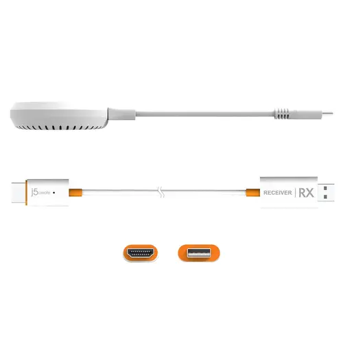 Adaptor ScreenCast j5create JVAW62, 1920 × 1080 , Wireless, 2.4 GHz, 5 GHz, WPA2 - 2