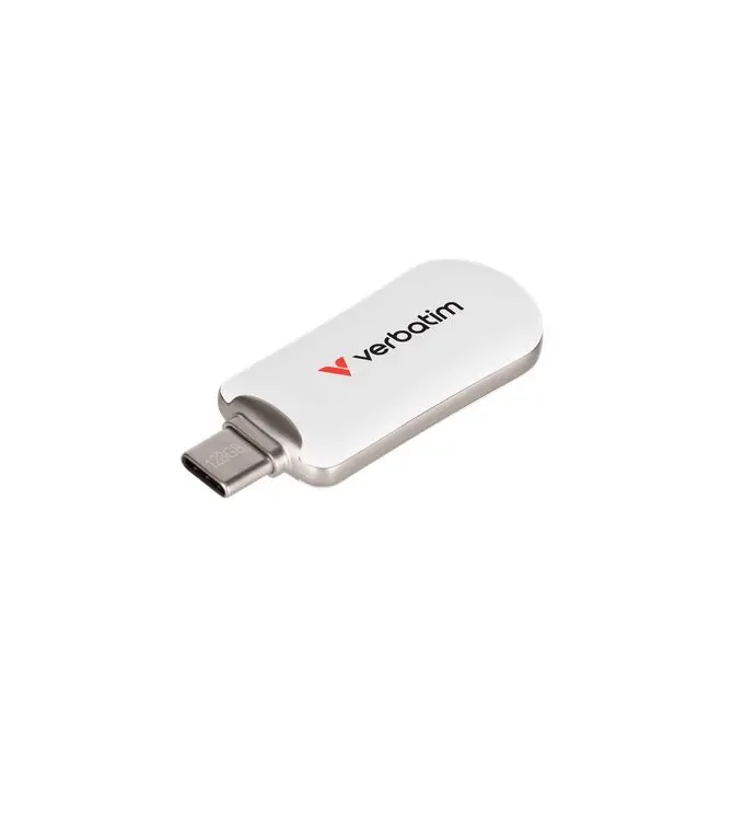 Памет, Verbatim Plectra USB-C Flash Drive White 128GB