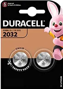 Μπαταρία κουμπί λιθίου GP CR2032 3V 2 τεμ. σε blister DURACELL