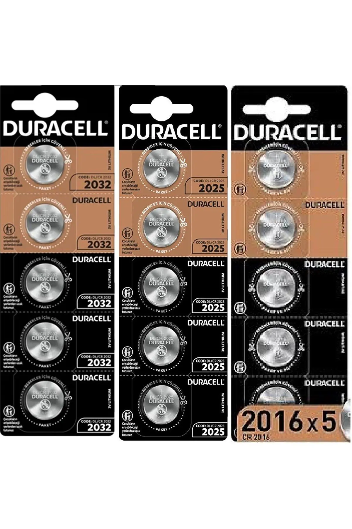 Μπαταρία κουμπί DURACELL CR2032, 3V, 5 τεμ. σε blister, λιθίου, /τιμή για 1 μπαταρία