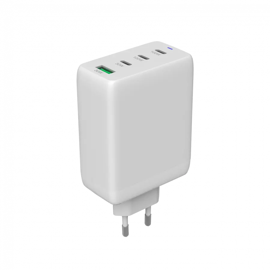 CANYON charger CU100ACC GaN 100W 3xPD 1xQC EU White - image 1