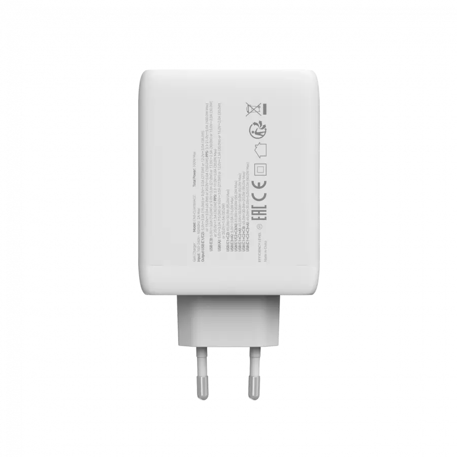 CANYON charger CU100ACC GaN 100W 3xPD 1xQC EU White - image 6