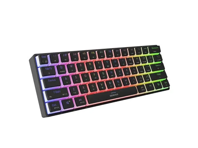 Клавиатура, Genesis Mechanical Gaming Keyboard Thor 660 G2 Wireless RGB Backlight BLACK GATERON RED