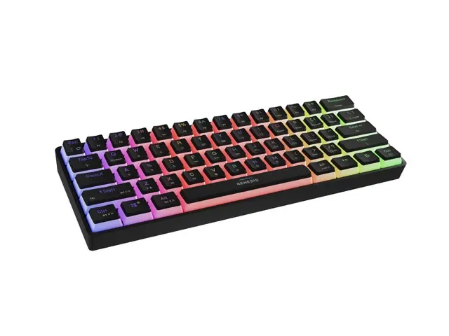 Клавиатура, Genesis Mechanical Gaming Keyboard Thor 660 G2 Wireless RGB Backlight BLACK GATERON RED - image 1