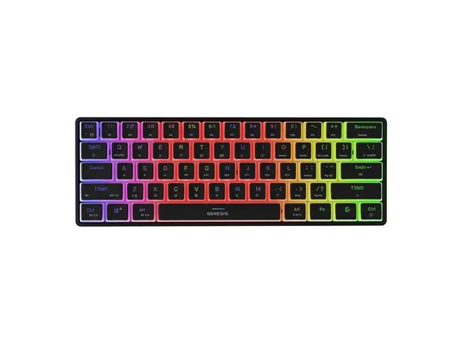 Клавиатура, Genesis Mechanical Gaming Keyboard Thor 660 G2 Wireless RGB Backlight BLACK GATERON RED - image 3