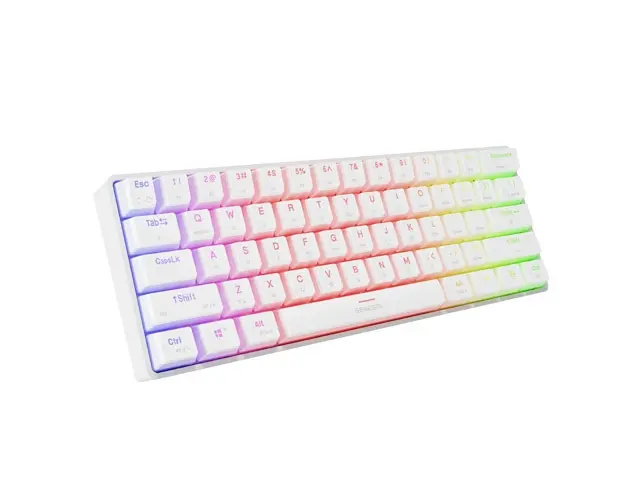 Клавиатура, Genesis Mechanical Gaming Keyboard Thor 660 G2 Wireless RGB Backlight WHITE GATERON RED