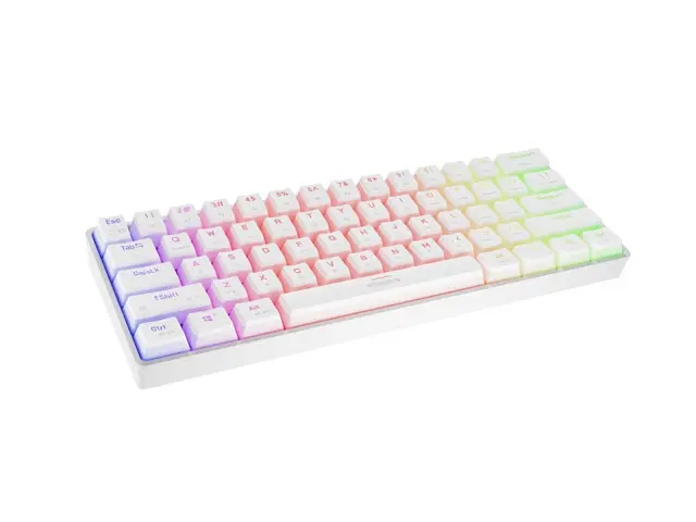 Клавиатура, Genesis Mechanical Gaming Keyboard Thor 660 G2 Wireless RGB Backlight WHITE GATERON RED - image 1