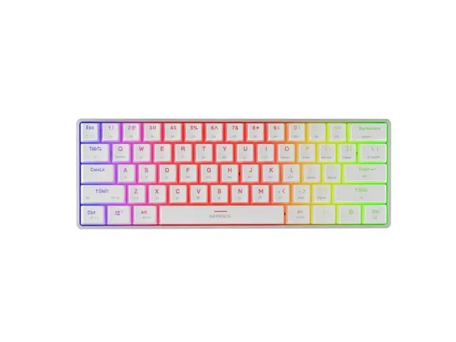 Клавиатура, Genesis Mechanical Gaming Keyboard Thor 660 G2 Wireless RGB Backlight WHITE GATERON RED - image 2