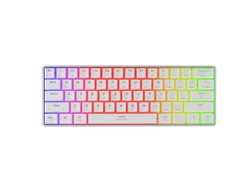 Клавиатура, Genesis Mechanical Gaming Keyboard Thor 660 G2 Wireless RGB Backlight WHITE GATERON RED - image 2